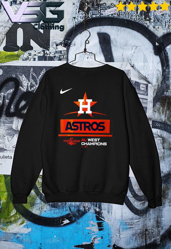 2022 official Houston Astros Nike 2022 AL West Division Champions T-Shirt Sweater