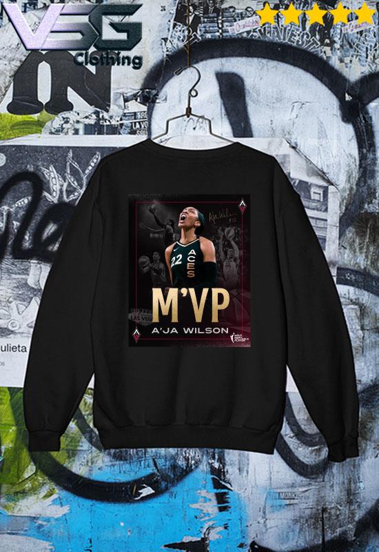 A'ja Wilson MVP Las Vegas Aces WNBA Pullover Hoodie for Sale by