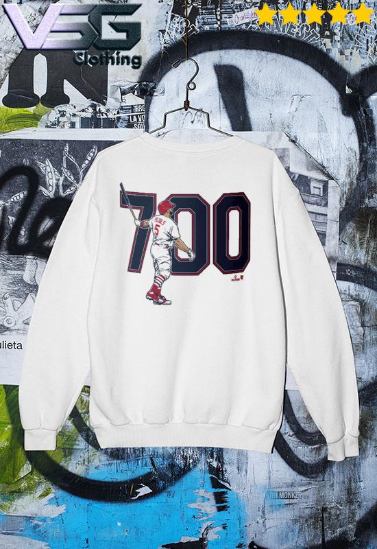 Albert pujols 700 st louis baseball shirt, hoodie, sweater, long sleeve and  tank top