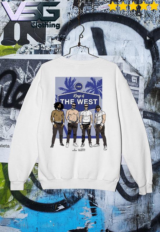 Andre Jackson Joey Gallo Cody Bellinger and Justin Turner LA Dodgers Kings  of The west 2022 shirt, hoodie, sweater, long sleeve and tank top