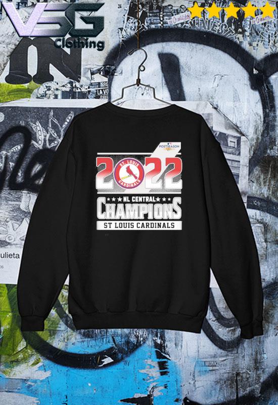 St. Louis Cardinals Postseason NL Central Champions 2022 T-shirt, hoodie,  sweater, long sleeve and tank top