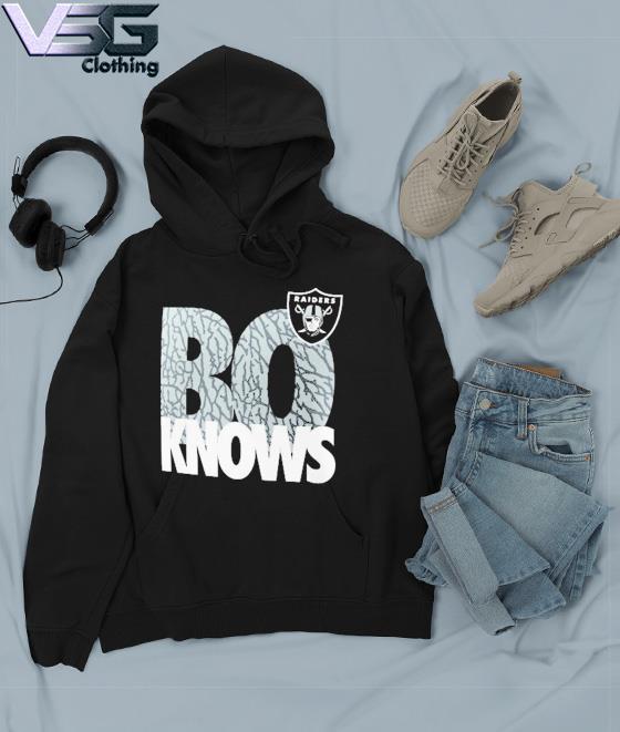 Las Vegas Raiders Bo Jackson Bo Knows logo T-shirt, hoodie, sweater, long  sleeve and tank top