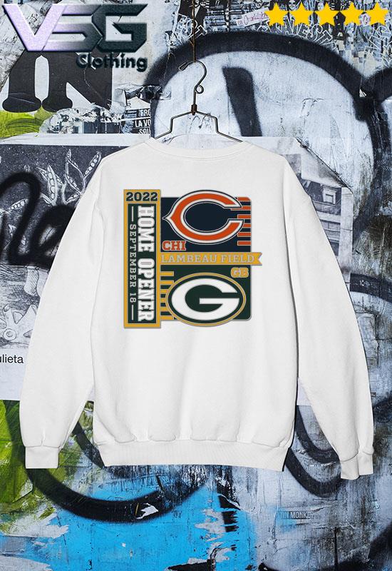 Chicago Bears and Green Bay Packers 2022 Lambeau Field Home Opener shirt