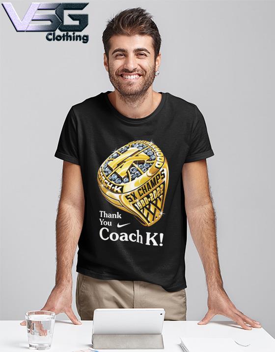 Coach K Retirement Ring Tee by Nike shirt – Vsgclothing