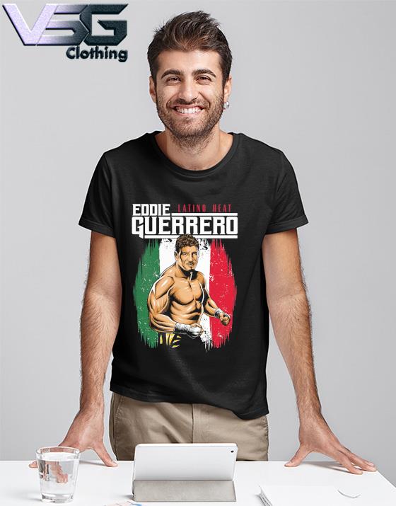 Eddie Guerrero Latino Heat Portrait 2023 t Shirt - Limotees