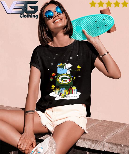 Green Bay Packers Christmas Snoopy shirt - ShirtsOwl Office