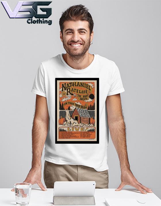 Nathaniel Rateliff The Night Sweats On Tour This Fall 2022 Poster shirt