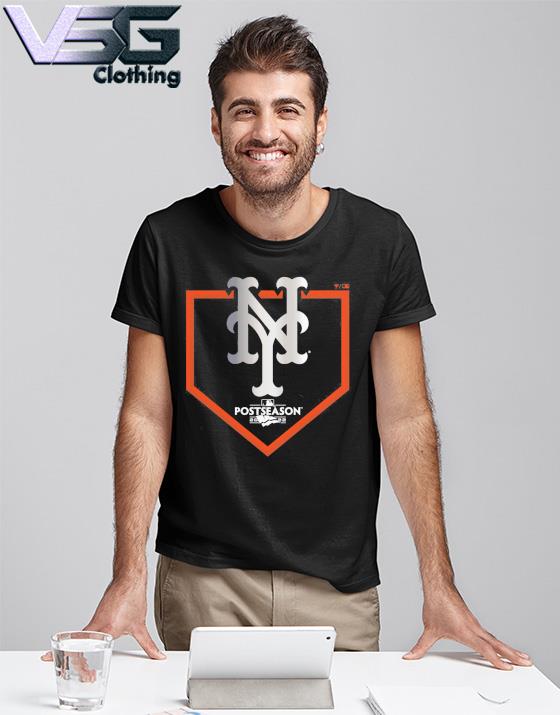 New York Mets Black 2022 Postseason Around the Horn T-Shirt