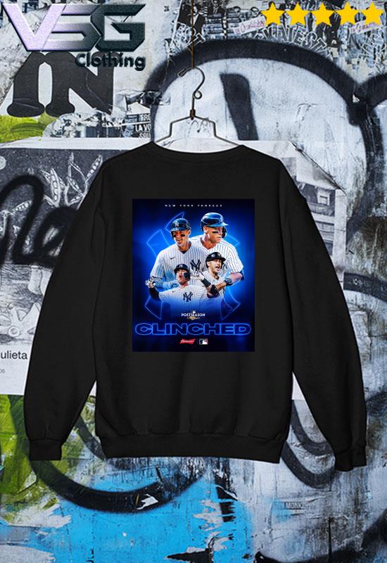 New York Yankees 2022 Postseason Clinched shirt, hoodie, sweater, long  sleeve and tank top