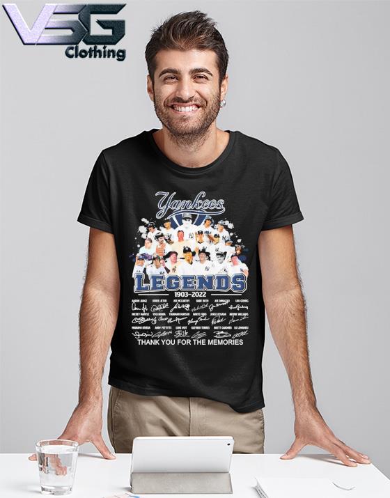 Yankees Legends 1903 2022 thank you for the memories shirt