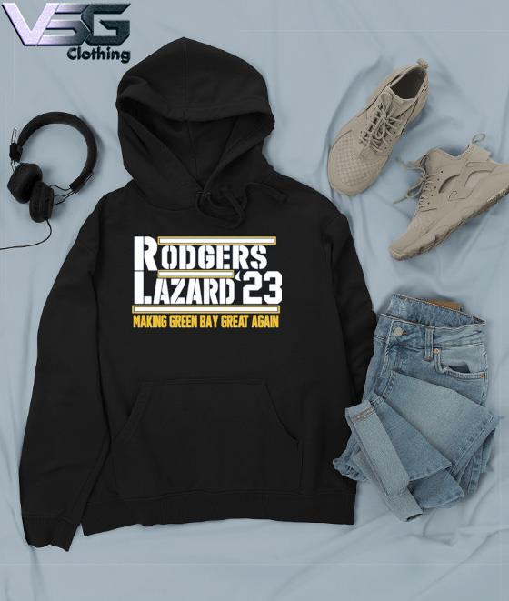 Official Rodgers Lazard '23 Make Green Bay Packers Great Again T-shirt,Sweater,  Hoodie, And Long Sleeved, Ladies, Tank Top