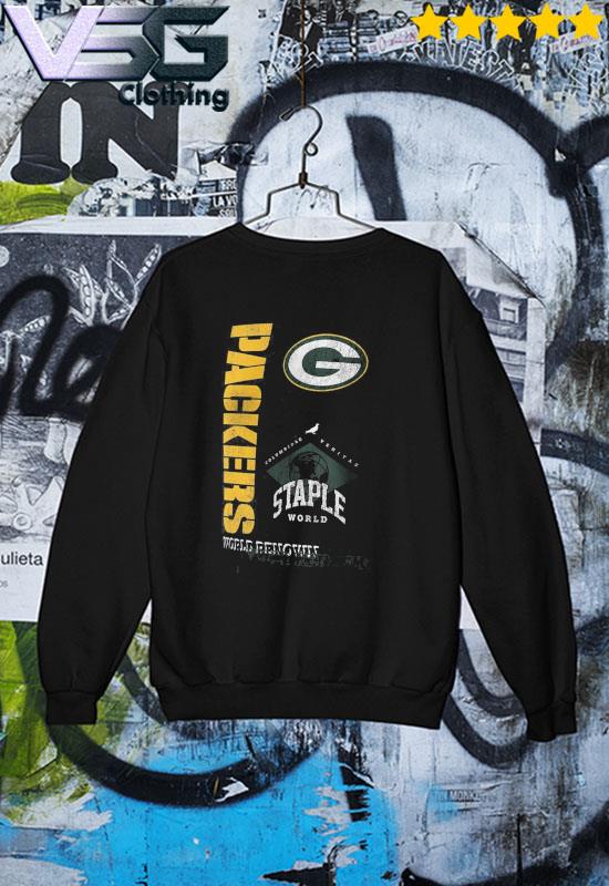 STAPLE Men's NFL x Staple Black Green Bay Packers World Renowned T