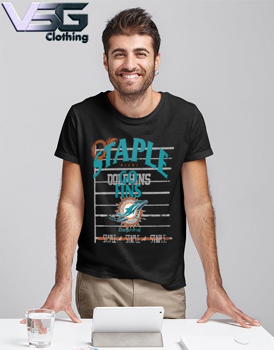 Lids Miami Dolphins NFL x Staple Throwback Vintage Wash T-Shirt