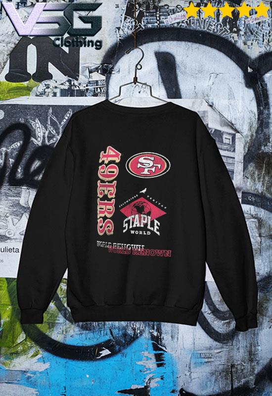 NFL x Staple Black San Francisco 49ers World Renowned T-Shirt, hoodie,  sweater, long sleeve and tank top