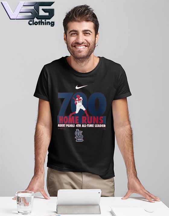 Nike Albert Pujols St. Louis Cardinals 700 Home Runs Milestone shirt,  hoodie, sweater, long sleeve and tank top