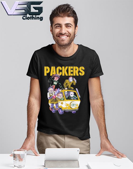 Halloween Horror Movie Characters Packers Shirt, Green Bay Packers