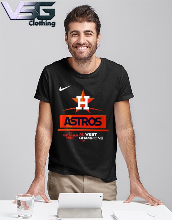 Official official MLB Houston Astros Nike 2022 AL West Division Champions T-Shirt T-Shirt