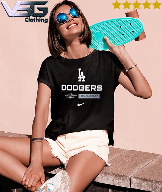 Official Women's Los Angeles Dodgers Nike 2022 Postseason Authentic  Collection Dugout T-Shirt, hoodie, sweater, long sleeve and tank top