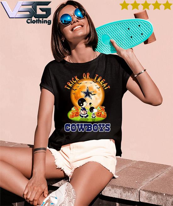 Snoopy Trick Or Treat Dallas Cowboys Halloween Shirt - High-Quality Printed  Brand