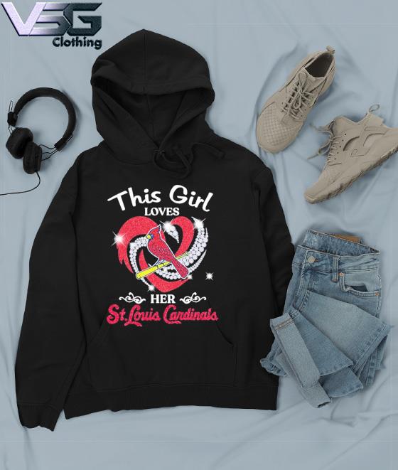 Official Heart This Girl Love St.Louis Cardinals Shirt, hoodie, sweater and  long sleeve