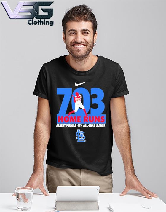 Albert Pujols: 703 Home Runs T-Shirt