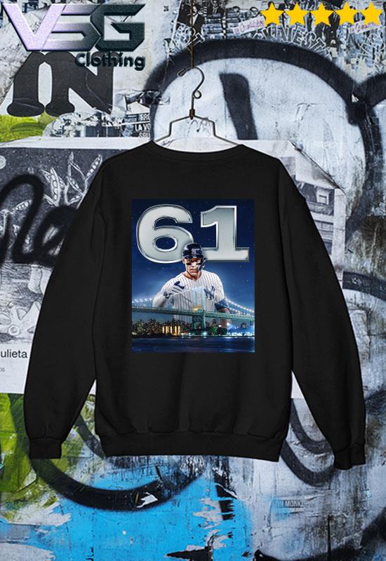 Aaron Judge All Rise 61 home Runs Bulldog Born Bulldog Bred s Sweater Aaron Judge All Rise 61 home Runs Bulldog Born Bulldog Bred s Sweater