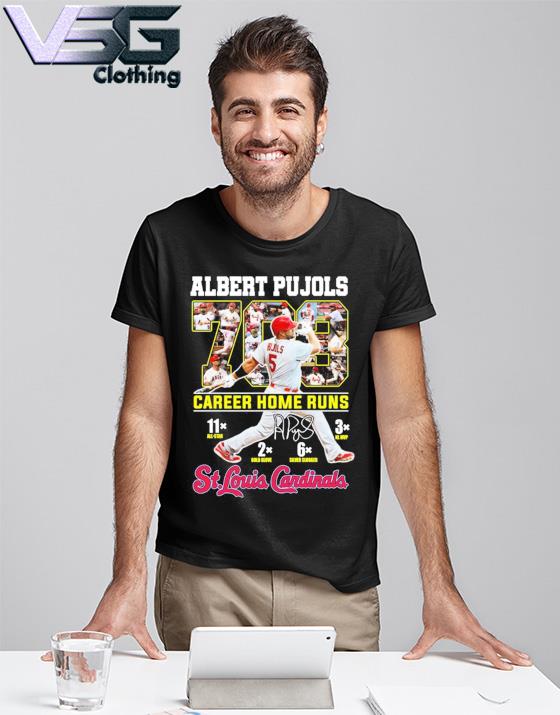 Albert Pujols one last run Cardinals signature shirt