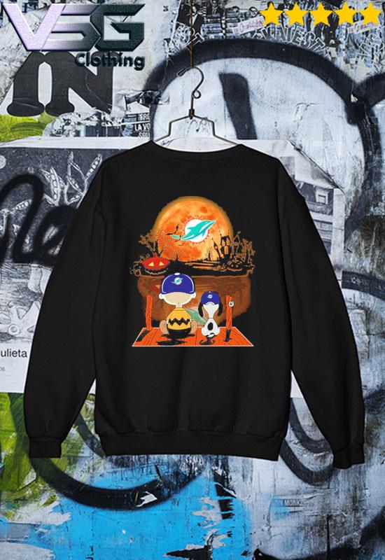 Peanuts Characters Just A Girl Who Loves Fall And Miami Dolphins Shirt,  hoodie, sweater, long sleeve and tank top