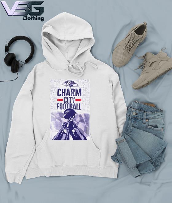 Baltimore Ravens Charm City Logo shirt, hoodie, sweater, long