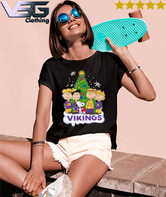 Snoopy And Charlie Brown Minnesota Vikings Shirt - High-Quality Printed  Brand