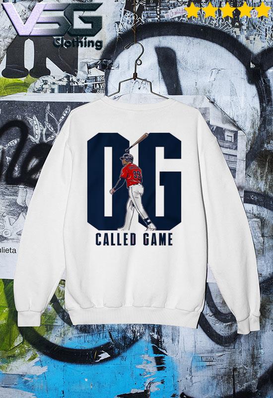 Cleveland Guardians Oscar Gonzalez Walk-Off Shirt Sweater Cleveland Guardians Oscar Gonzalez Walk-Off Shirt Sweater