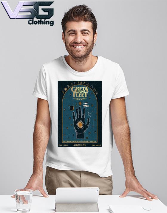 Greta Van Fleet Albany, NY Oct 5, 2022 MVP Arena Poster shirt Greta Van Fleet Albany, NY Oct 5, 2022 MVP Arena Poster shirt