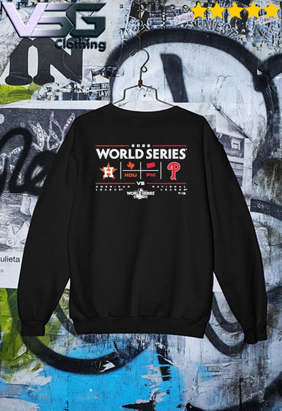 Houston astros vs. philadelphia phillies 2022 world series change up  matchup world series American league trophy champions shirt, hoodie,  sweater, long sleeve and tank top