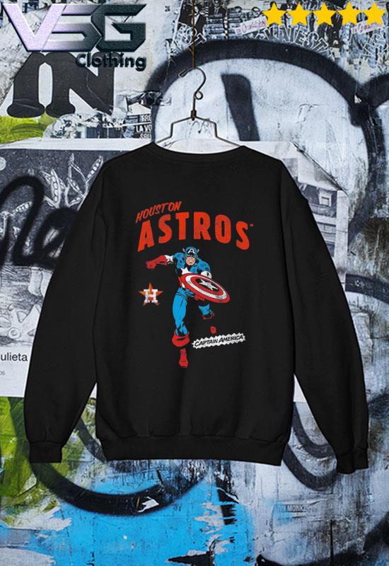 Houston Astros Youth Team Captain America Marvel T-Shirt, hoodie, sweater,  long sleeve and tank top