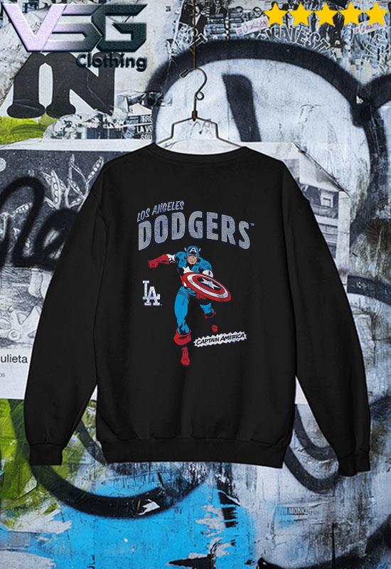 Youth Los Angeles Dodgers Royal Team Captain America Marvel Shirt, hoodie,  sweater, long sleeve and tank top