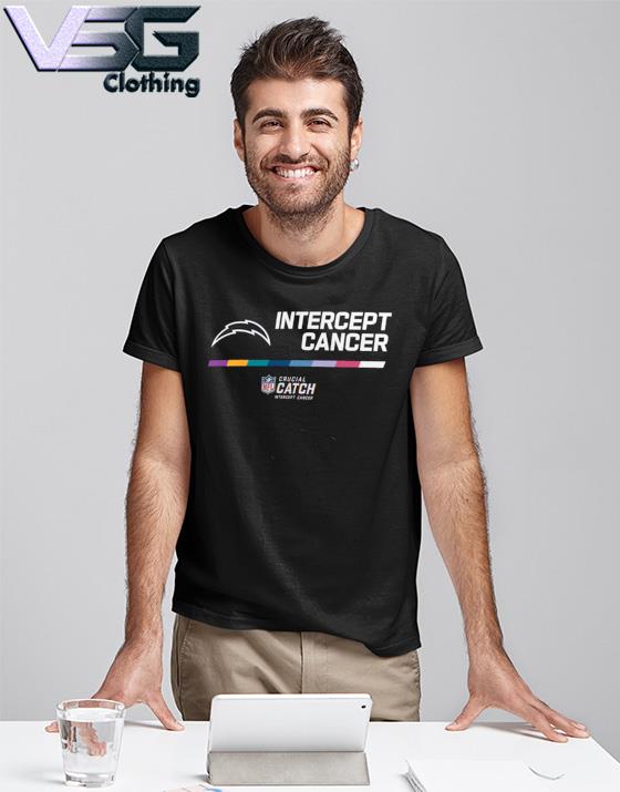 Los Angeles Chargers Intercept Cancer 2022 NFL Crucial Catch Shirt