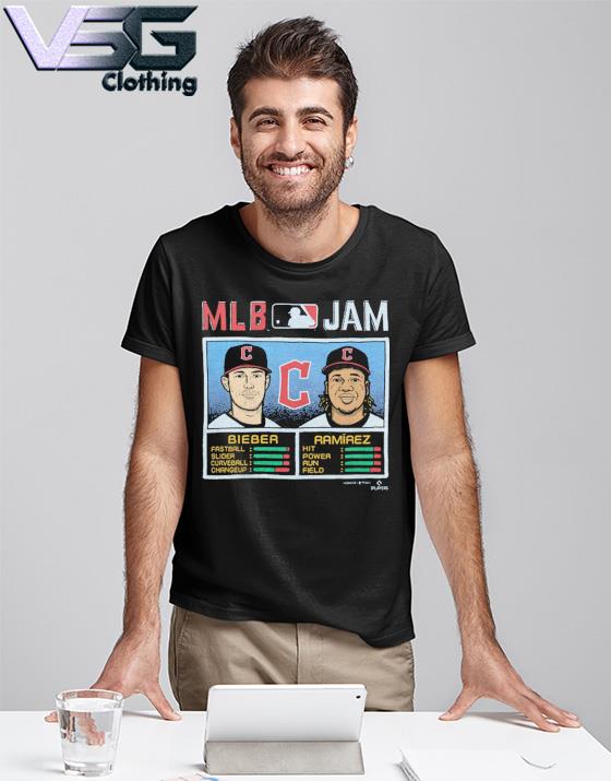 MLB Jam Cleveland Guardians Bieber and Ramirez 2022 shirt, hoodie