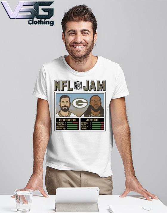 NFL Jam Green Bay Packers Rodgers and Jones shirt, hoodie, sweater, long  sleeve and tank top