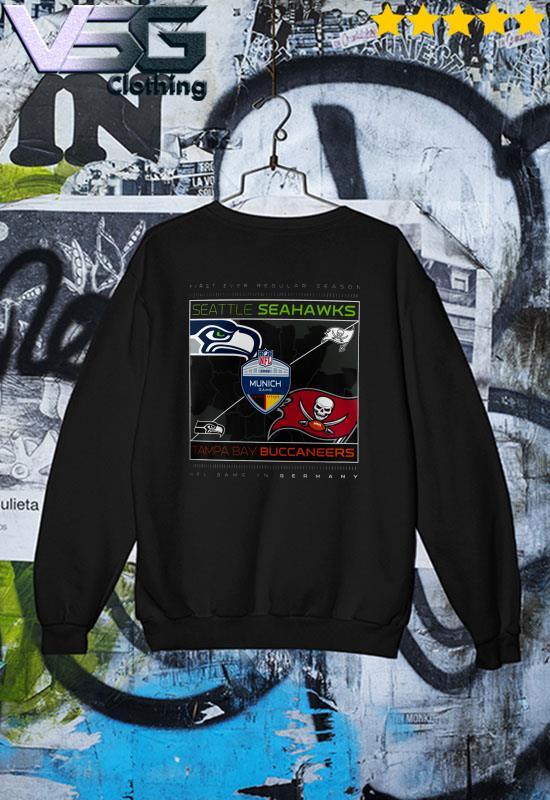 NFL 2022 Merchandise Seattle Seahawks Vs Tampa Bay Buccaneers Munich Game  Hoodie