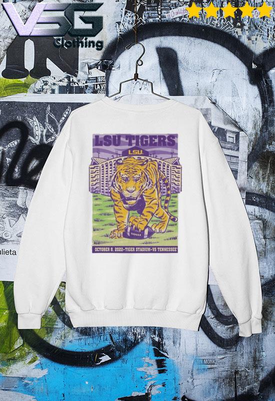 October 8 2022 Tennessee Volunteers Vs Lsu Tigers Game Day s Sweater October 8 2022 Tennessee Volunteers Vs Lsu Tigers Game Day s Sweater