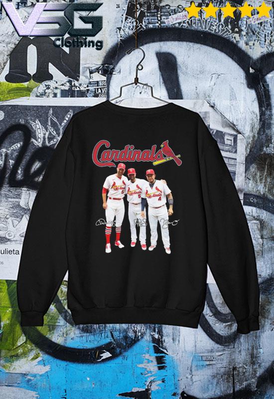 Official Adam Wainwright Albert Pujols and Yadier Molina MVP St. Louis  Cardinals signatures shirt, hoodie, sweater, long sleeve and tank top