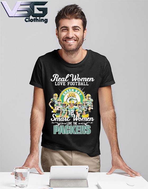 Real women love football smart women love the Packers shirt - Guineashirt  Premium ™ LLC