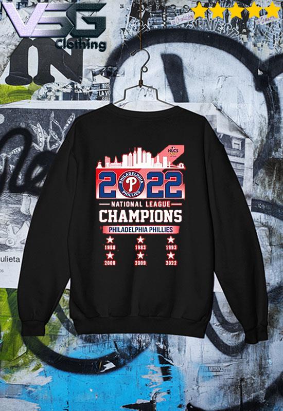 Philadelphia Phillies 2022 NLCS National League champions signatures shirt,  hoodie, sweater, long sleeve and tank top