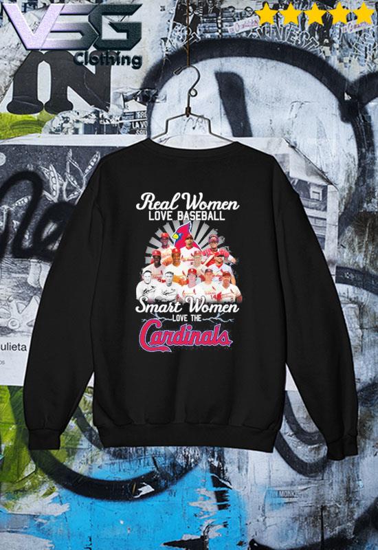 Real Women Love Football Smart Women Love The St Louis Cardinals 2022 Shirt Sweater Real Women Love Football Smart Women Love The St Louis Cardinals 2022 Shirt Sweater