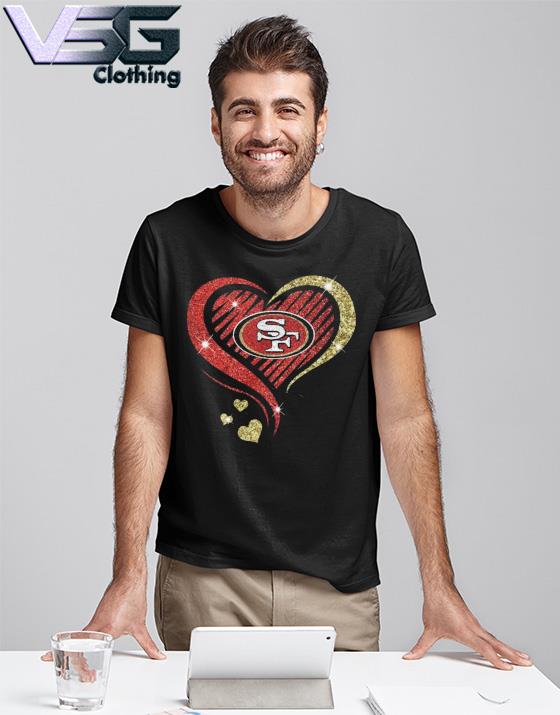 San Francisco 49ers football Heart Diamond shirt - Kingteeshop