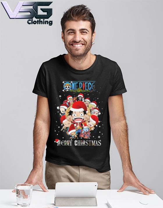 One Piece merry Christmas shirt, hoodie, sweater, long sleeve and tank top