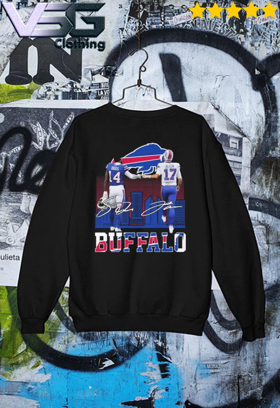 Josh Allen and Stefon Diggs Buffalo Bills signatures Shirt, hoodie