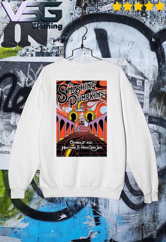 The Smashing Pumpkins Oct 8 2022 at Hollywood Hard Rock Casino Hollywood, FL Poster s Sweater The Smashing Pumpkins Oct 8 2022 at Hollywood Hard Rock Casino Hollywood, FL Poster s Sweater