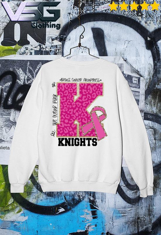 We wear Pink Breast cancer awareness Knights Football s Sweater We wear Pink Breast cancer awareness Knights Football s Sweater