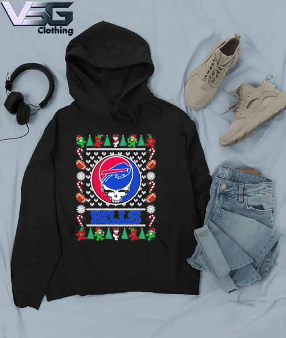 Buffalo Bills grateful dead ugly Christmas sweater, hoodie